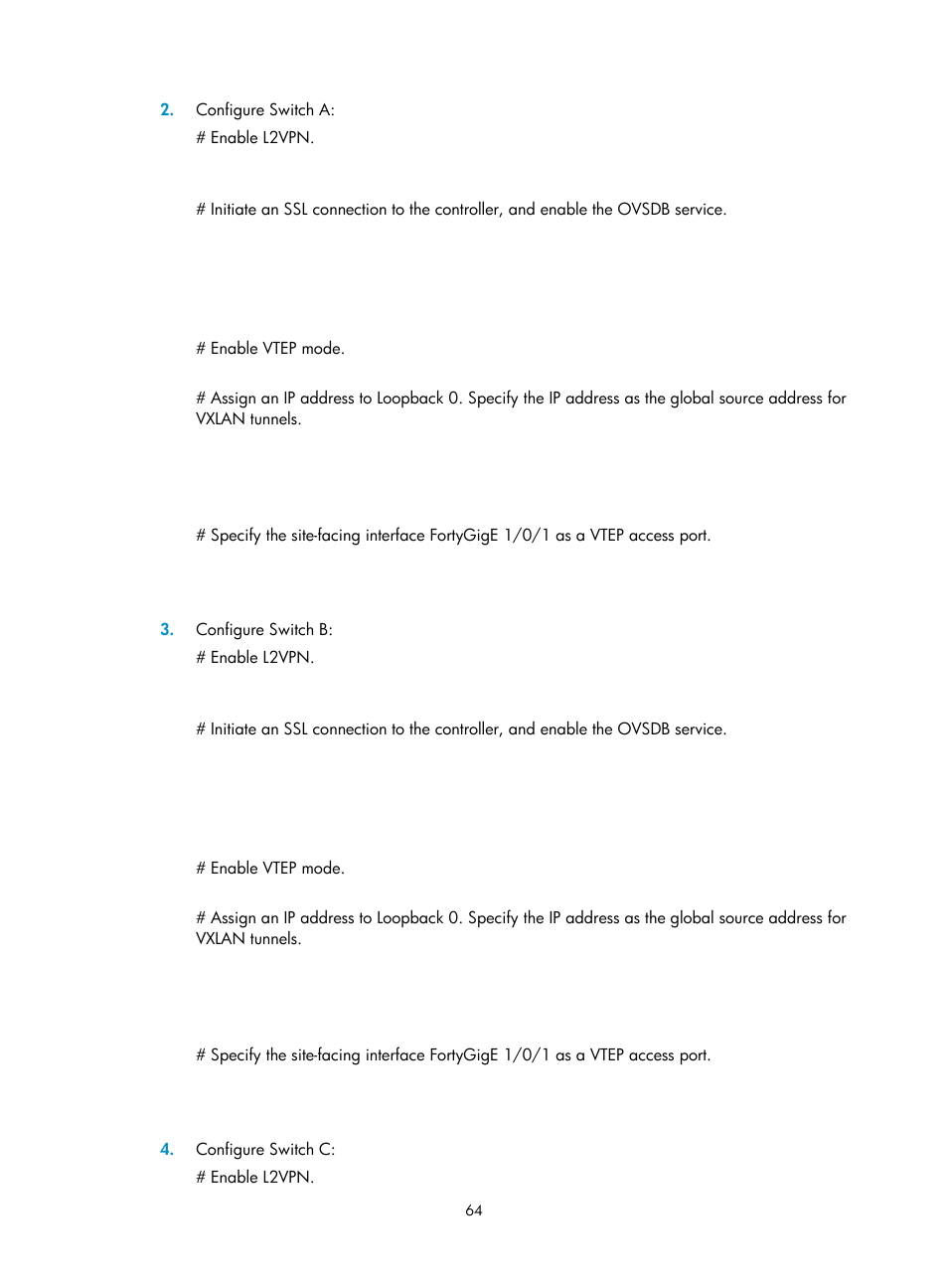 H3C Technologies H3C S6800 Series Switches User Manual | Page 72 / 85