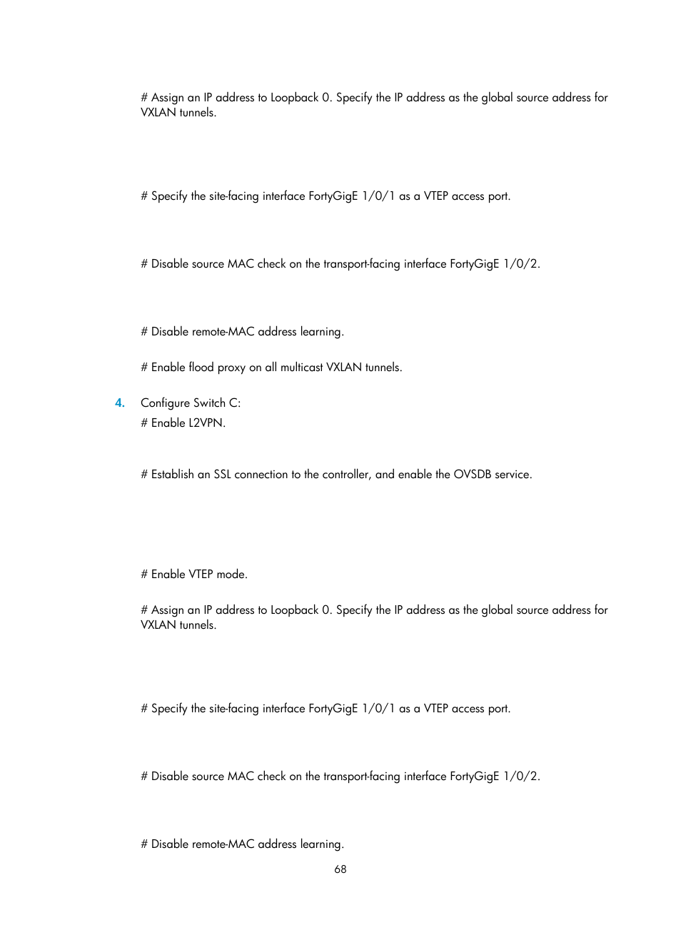H3C Technologies H3C S6800 Series Switches User Manual | Page 76 / 85