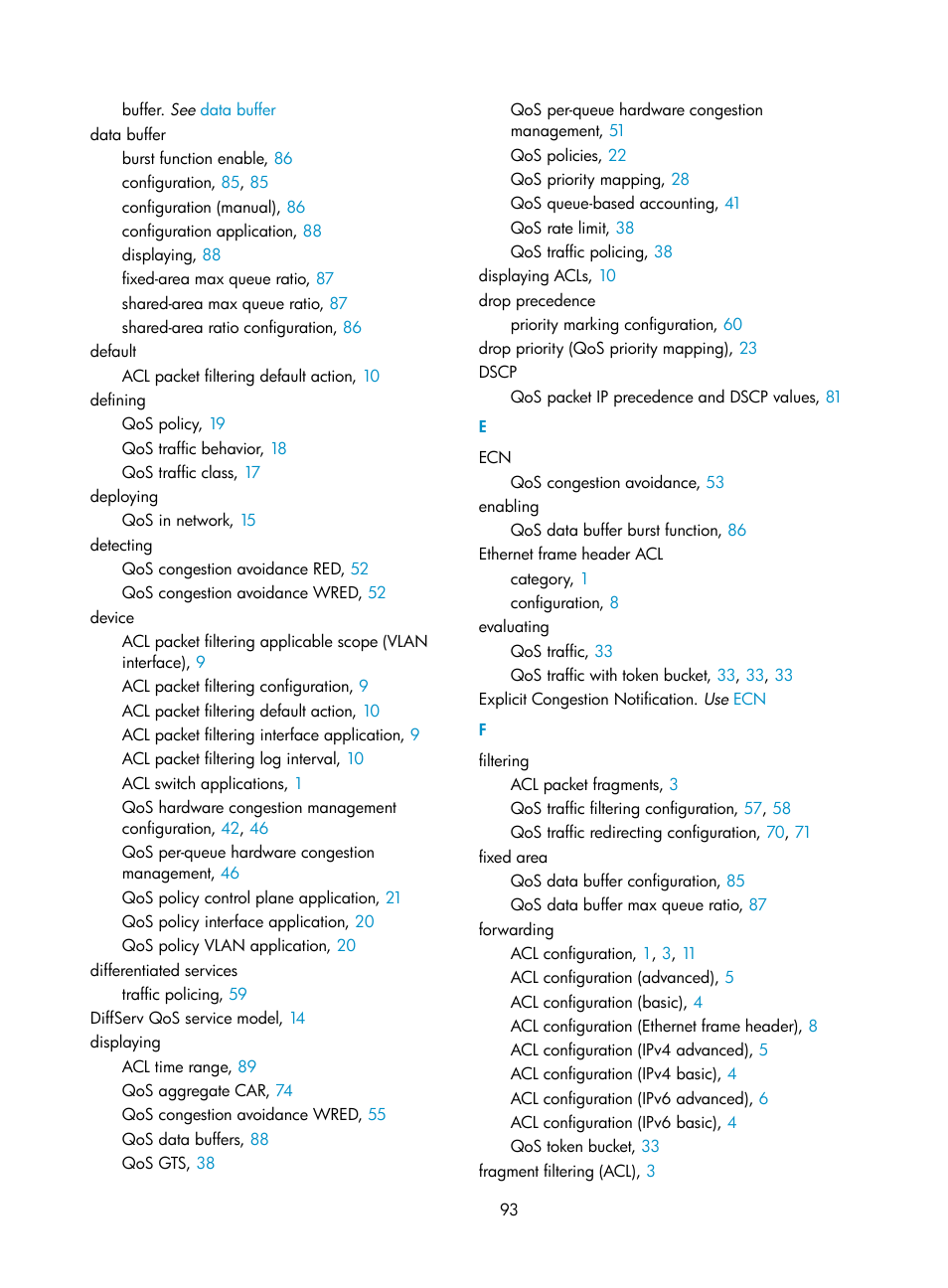 Data buffer | H3C Technologies H3C S6300 Series Switches User Manual | Page 103 / 111