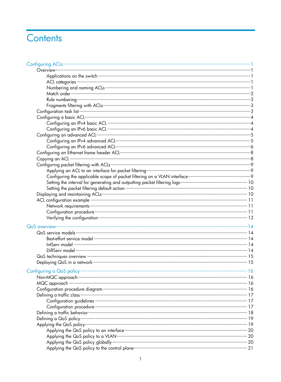 H3C Technologies H3C S6300 Series Switches User Manual | Page 7 / 111