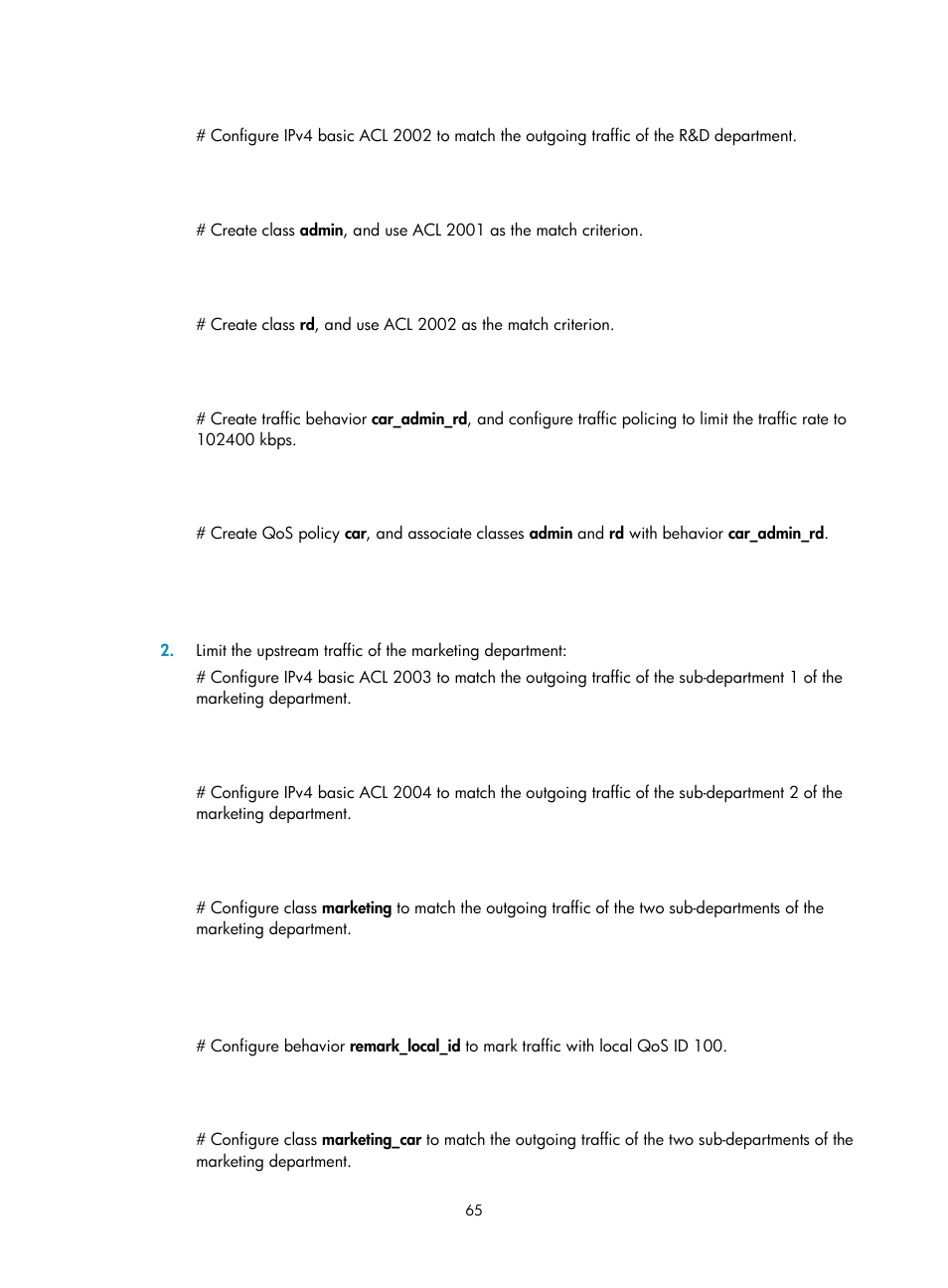 H3C Technologies H3C S6300 Series Switches User Manual | Page 75 / 111