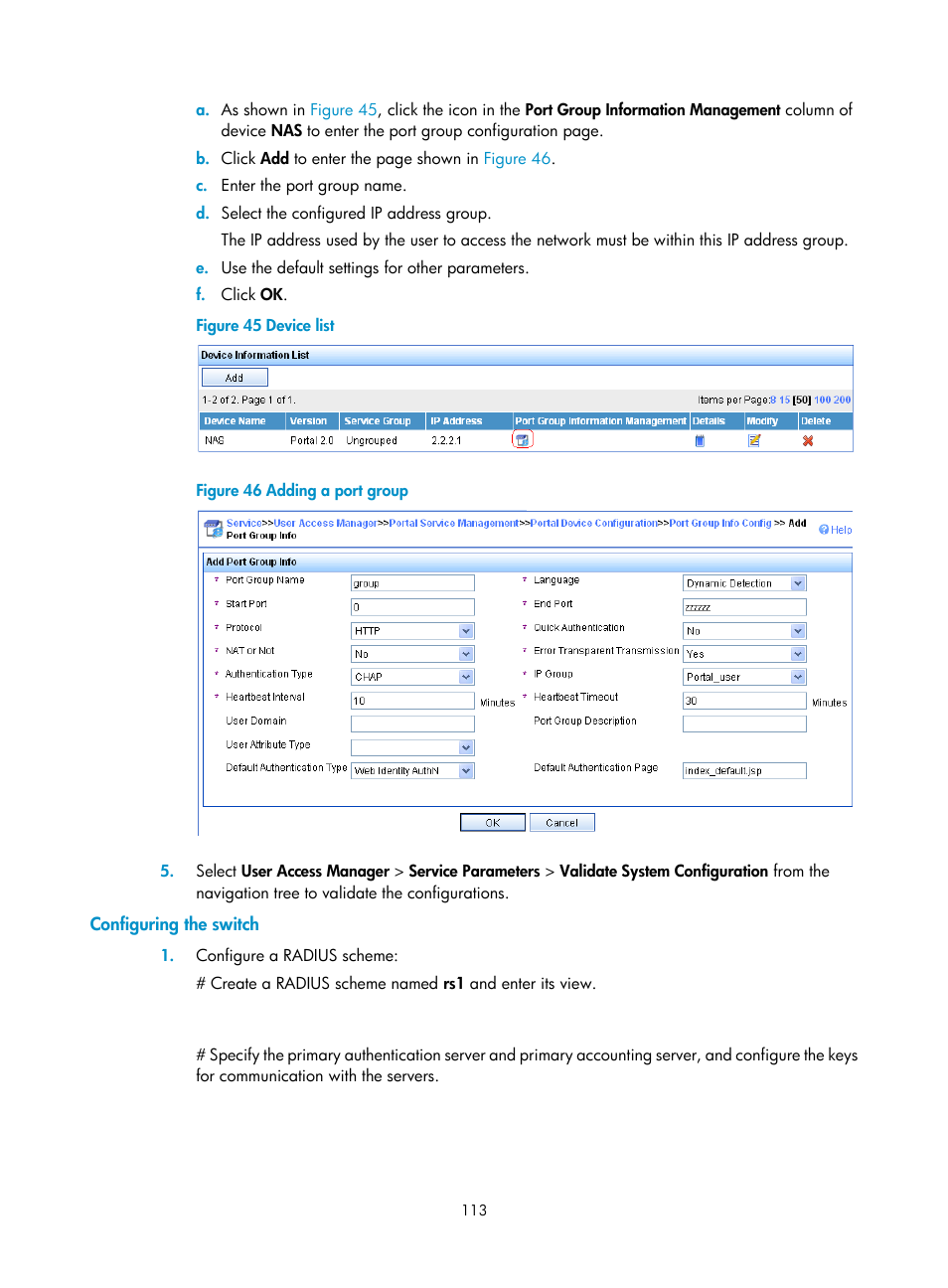 Configuring the switch | H3C Technologies H3C S6300 Series Switches User Manual | Page 128 / 413