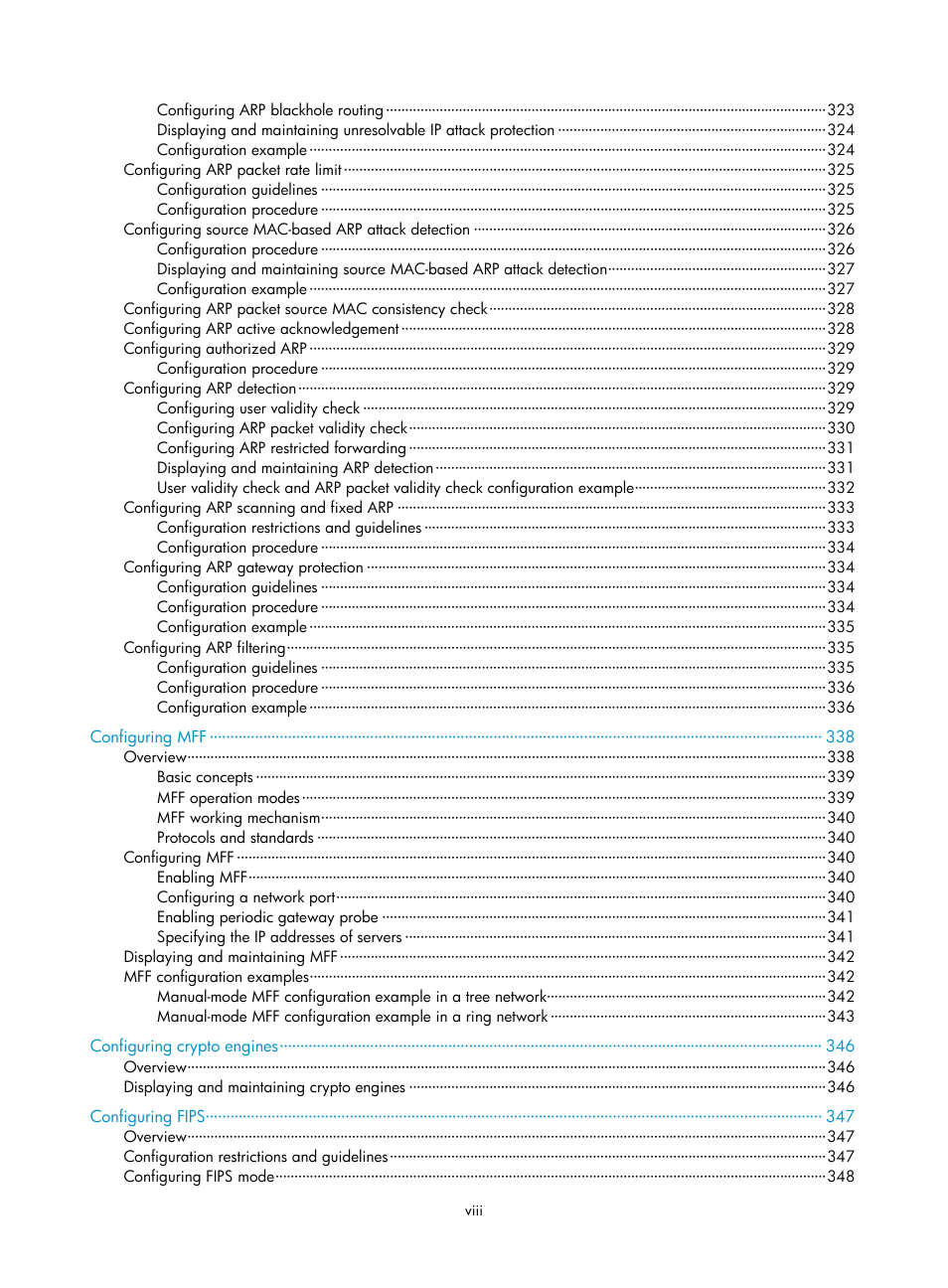 H3C Technologies H3C S6300 Series Switches User Manual | Page 14 / 413