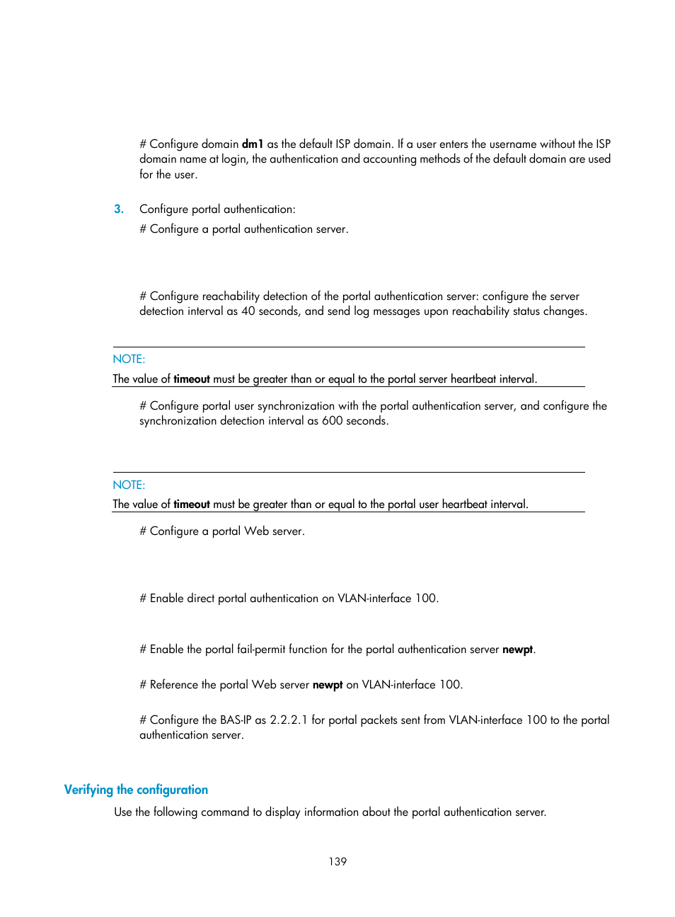 Verifying the configuration | H3C Technologies H3C S6300 Series Switches User Manual | Page 154 / 413