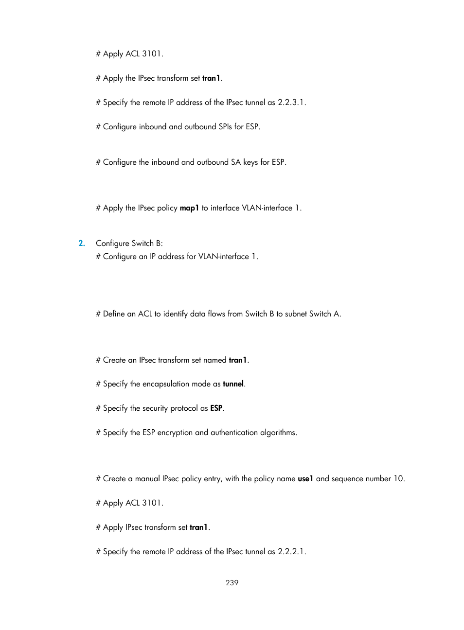 H3C Technologies H3C S6300 Series Switches User Manual | Page 254 / 413