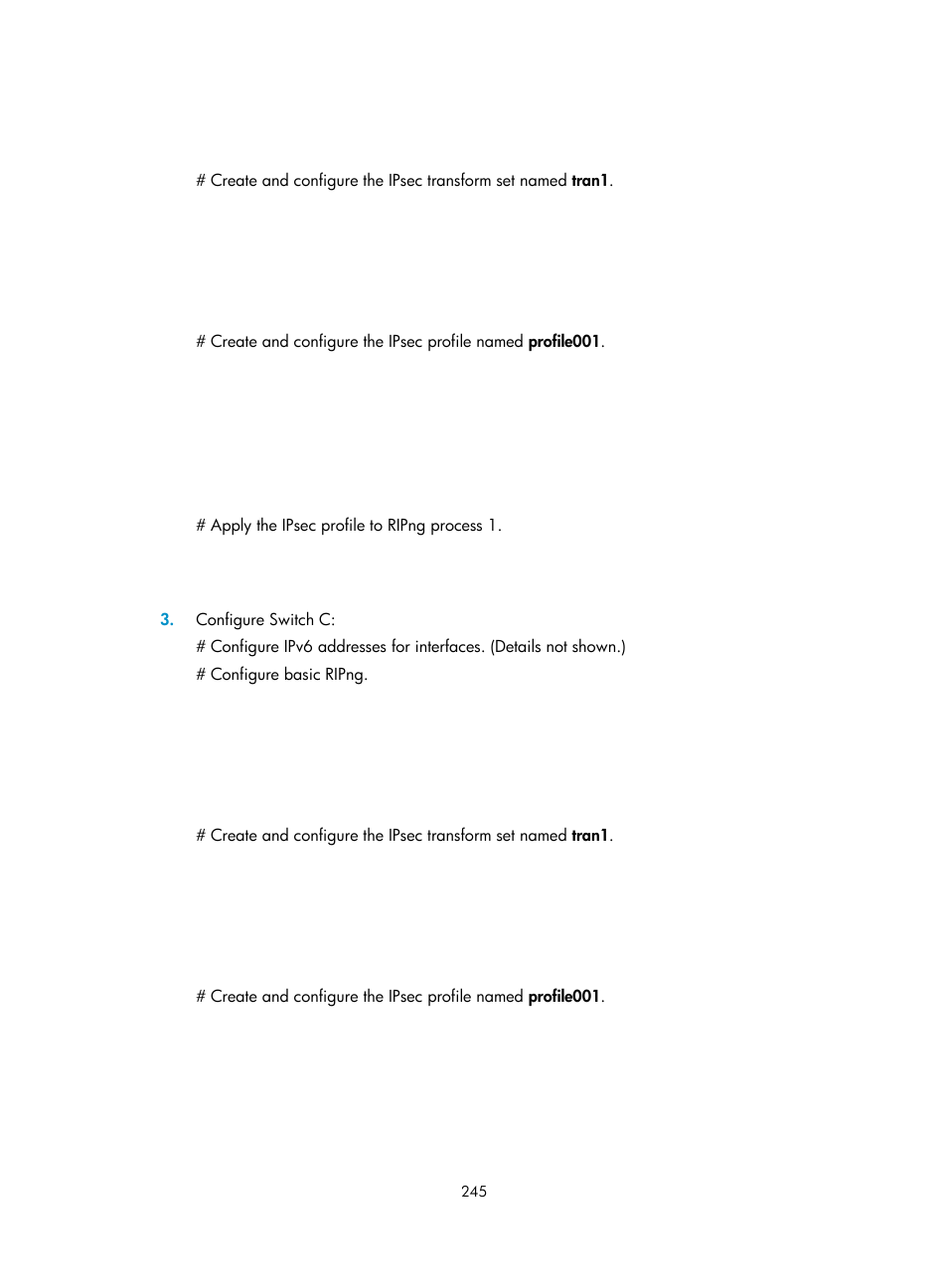 H3C Technologies H3C S6300 Series Switches User Manual | Page 260 / 413