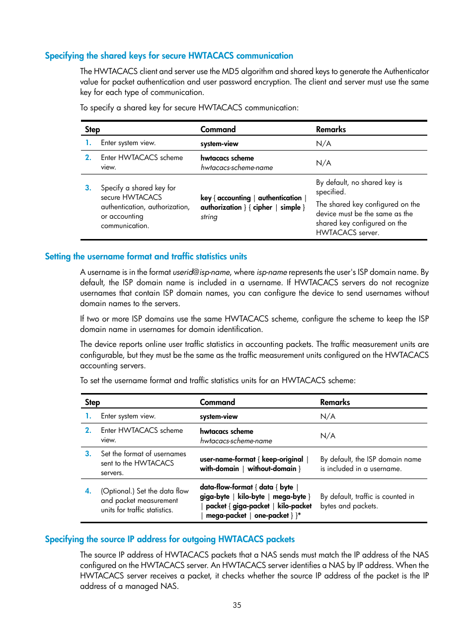 Required.) | H3C Technologies H3C S6300 Series Switches User Manual | Page 50 / 413