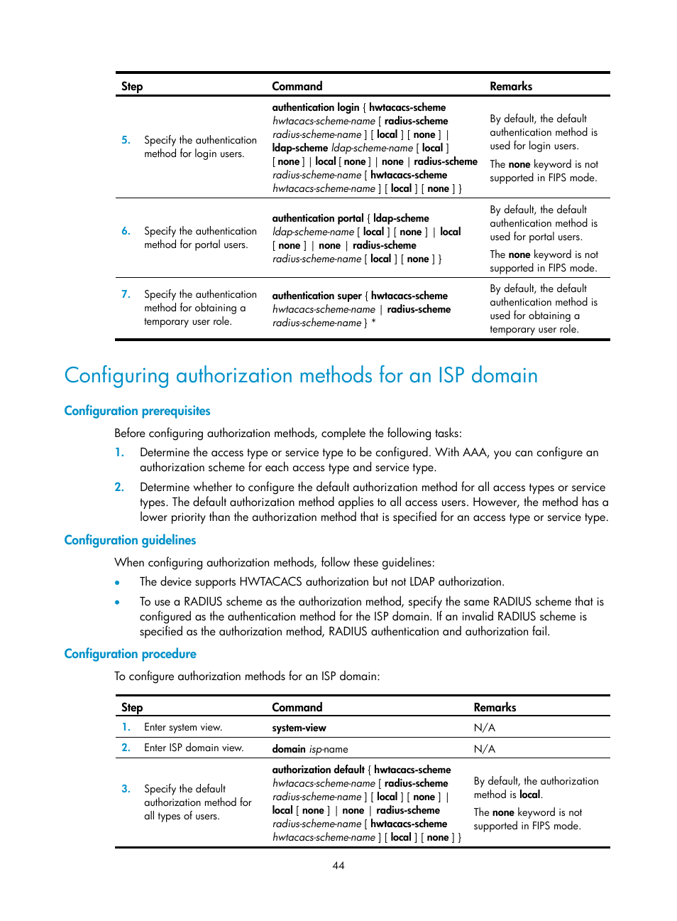 Configuration prerequisites, Configuration guidelines, Configuration procedure | H3C Technologies H3C S6300 Series Switches User Manual | Page 59 / 413