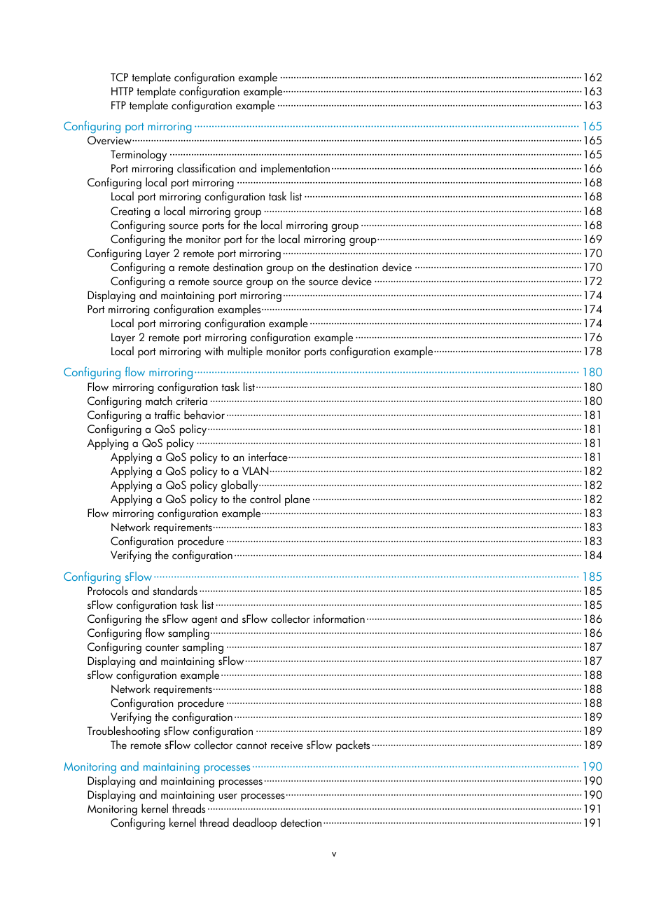 H3C Technologies H3C S6300 Series Switches User Manual | Page 11 / 306