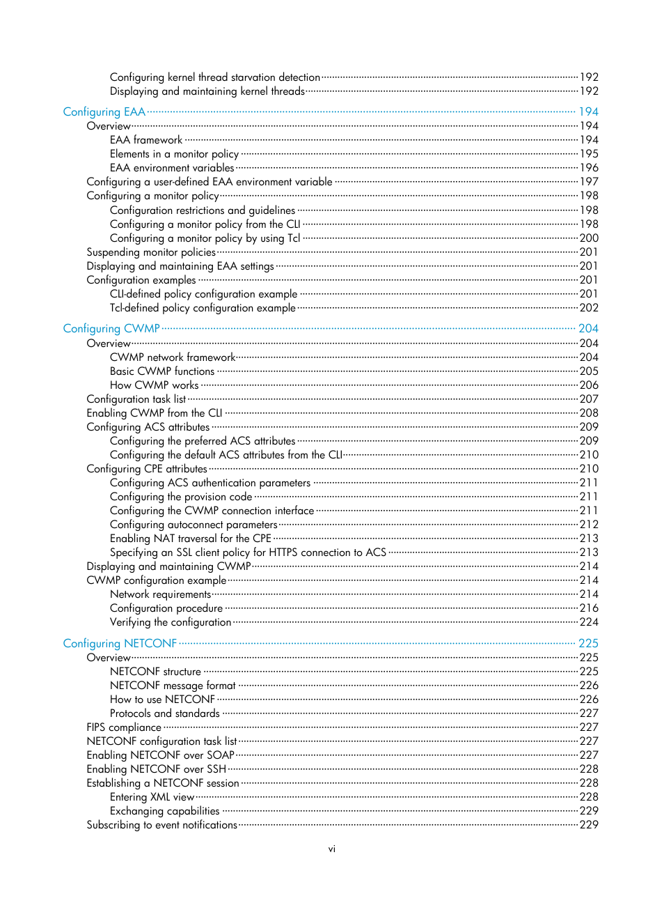 H3C Technologies H3C S6300 Series Switches User Manual | Page 12 / 306