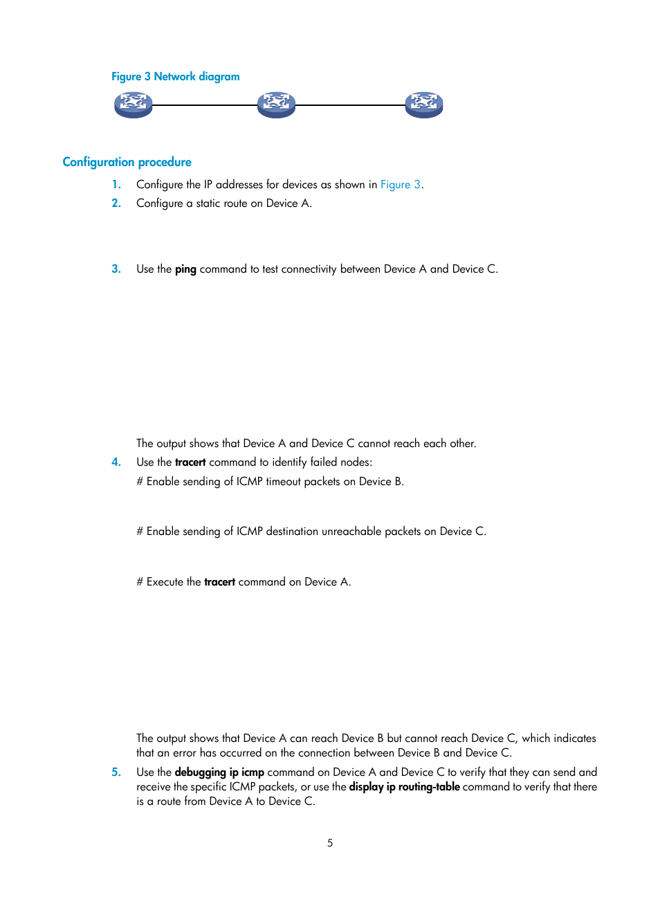 Configuration procedure | H3C Technologies H3C S6300 Series Switches User Manual | Page 18 / 306