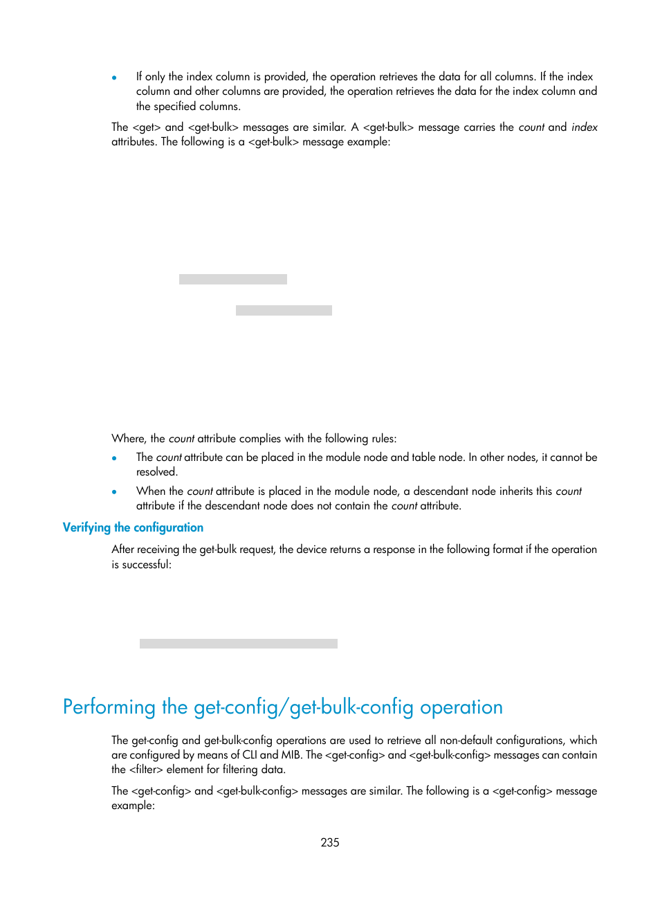 Verifying the configuration | H3C Technologies H3C S6300 Series Switches User Manual | Page 248 / 306