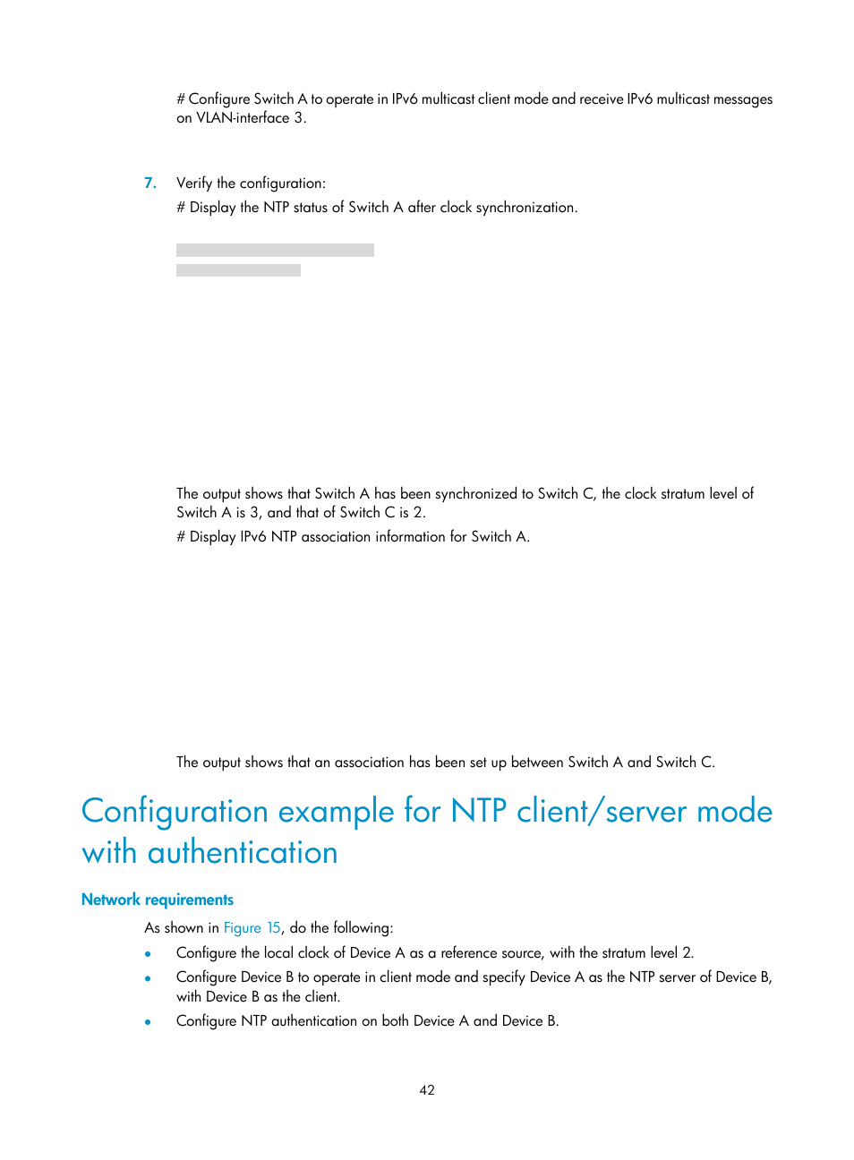 Network requirements | H3C Technologies H3C S6300 Series Switches User Manual | Page 55 / 306