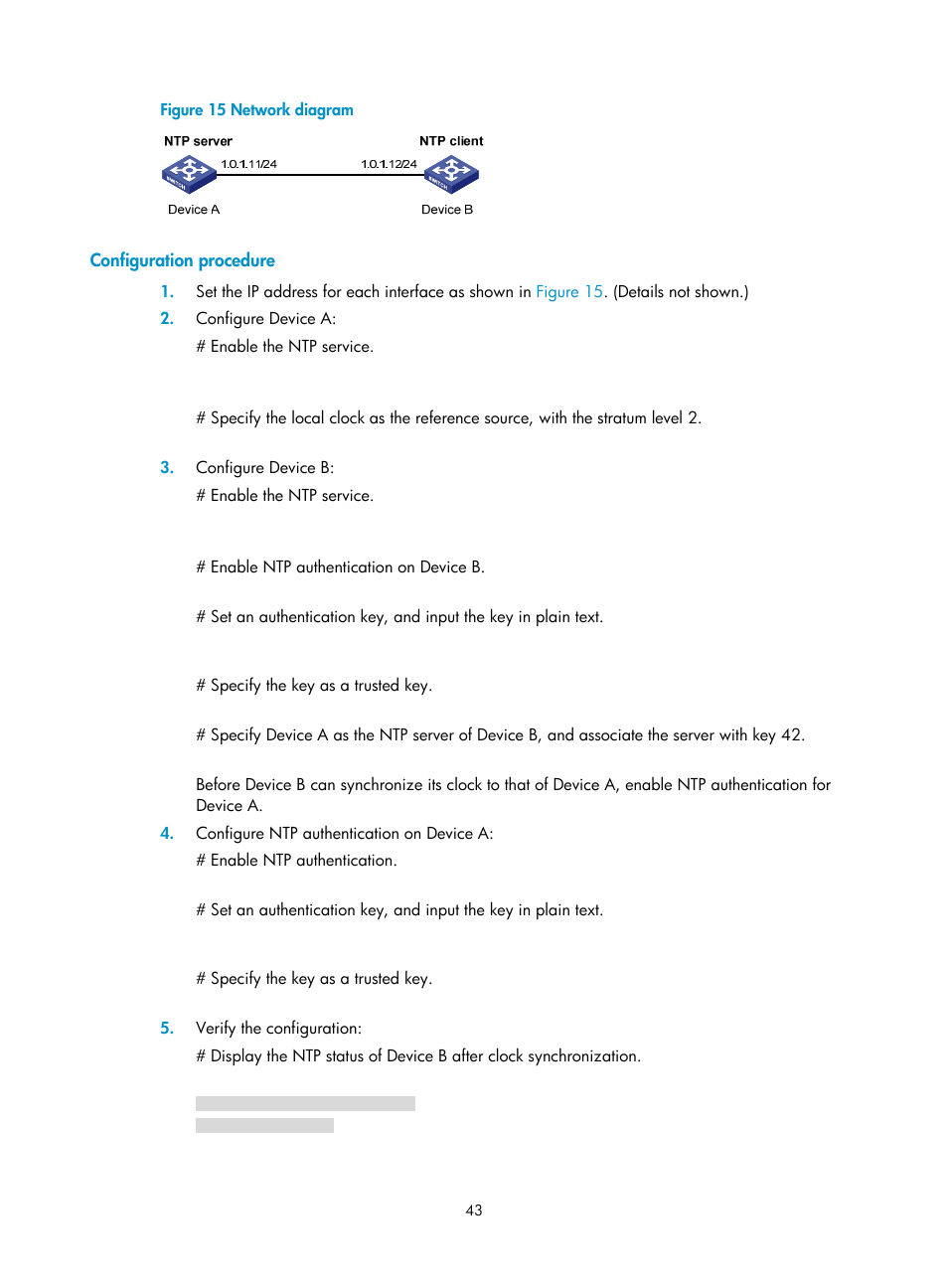 Configuration procedure | H3C Technologies H3C S6300 Series Switches User Manual | Page 56 / 306