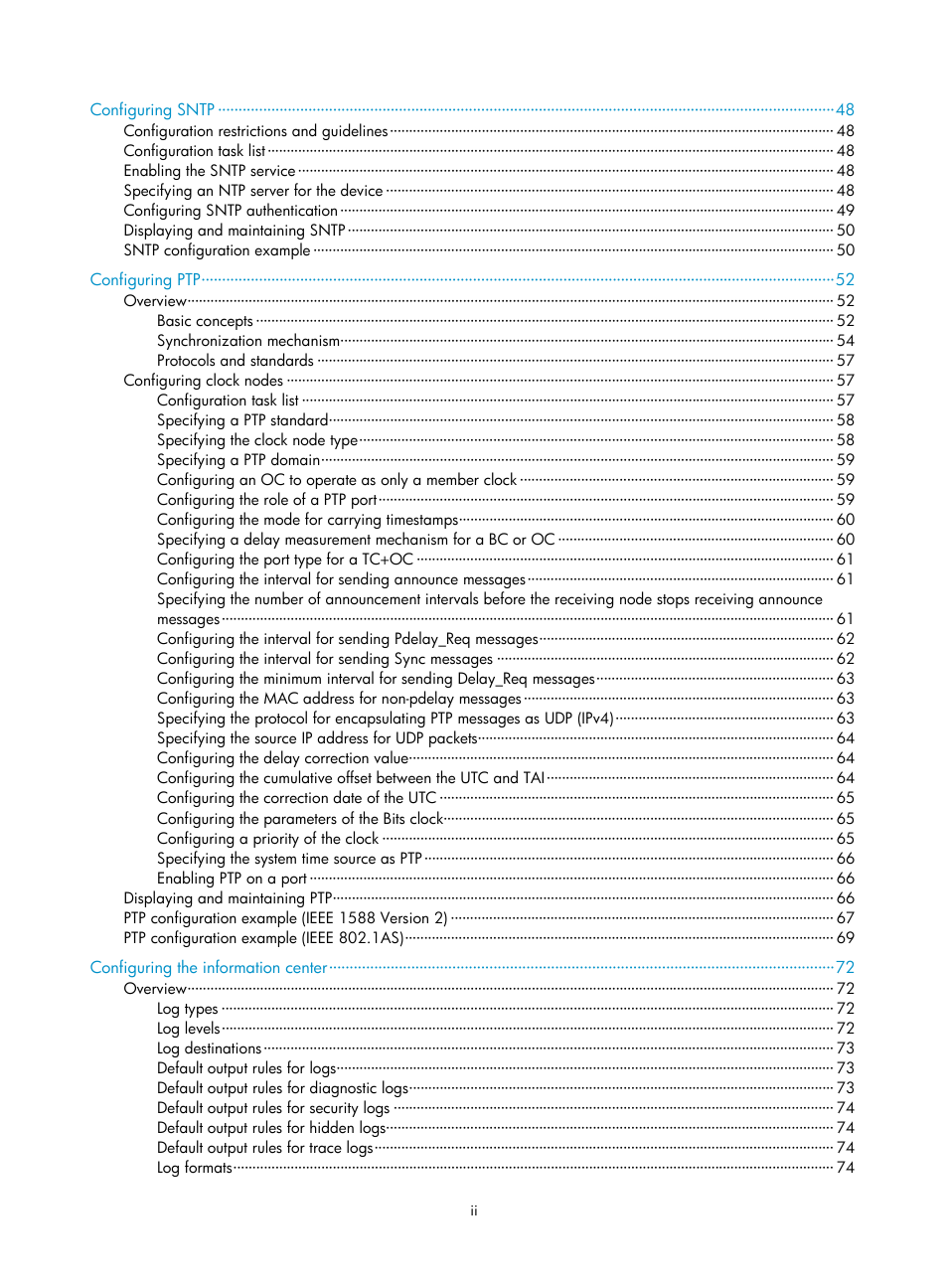 H3C Technologies H3C S6300 Series Switches User Manual | Page 8 / 306