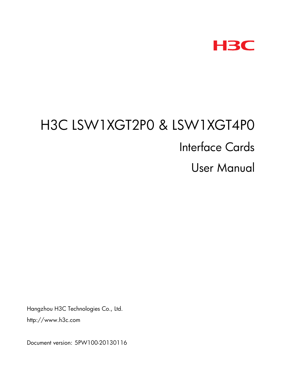 H3C Technologies H3C S5800 Series Switches User Manual | 14 pages