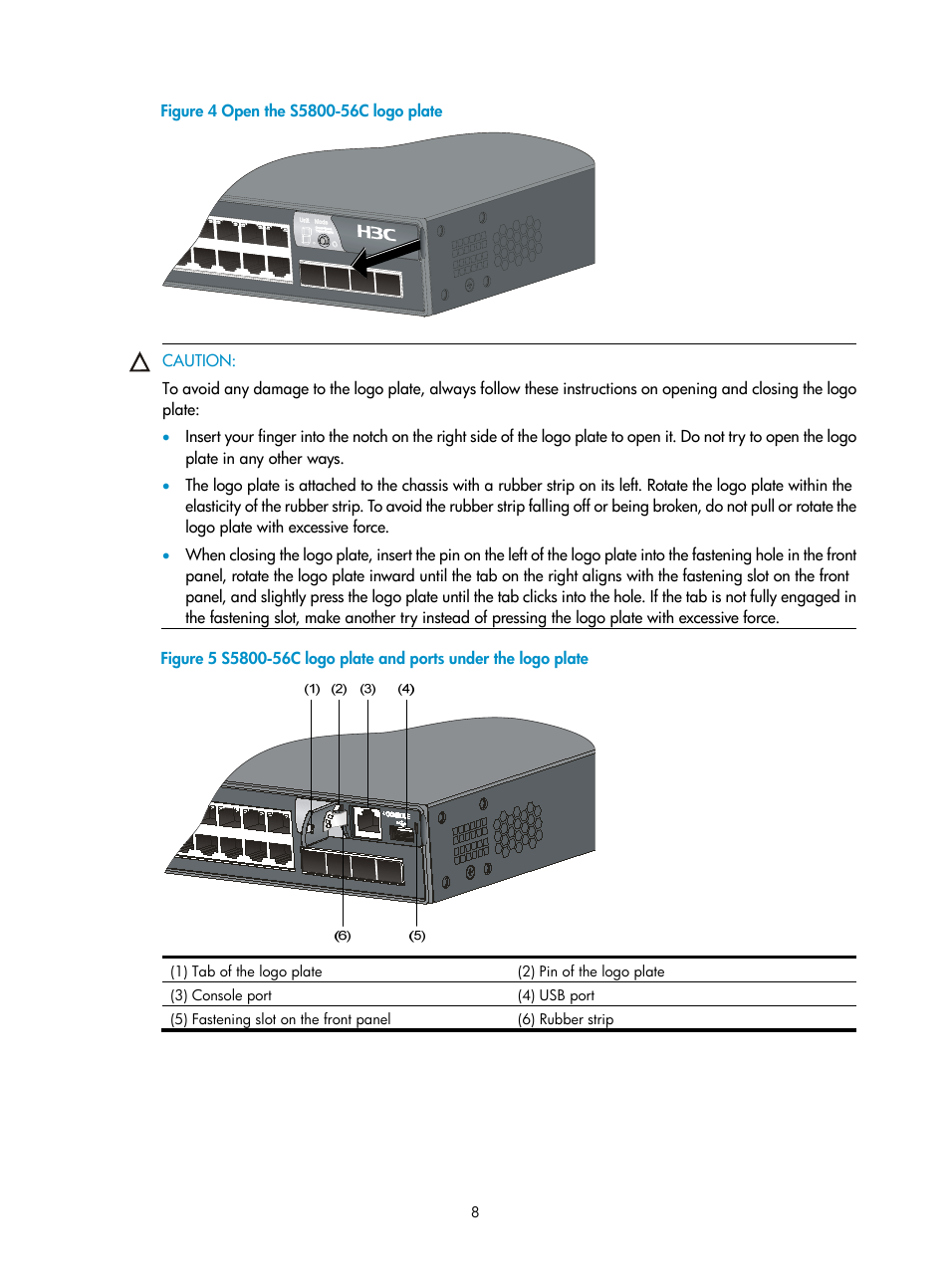 H3C Technologies H3C S5800 Series Switches User Manual | Page 18 / 103