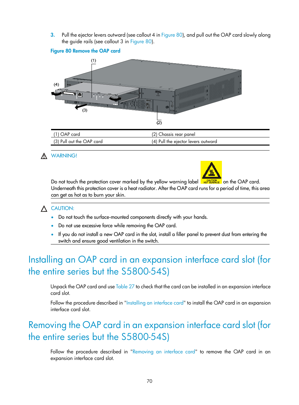 H3C Technologies H3C S5800 Series Switches User Manual | Page 80 / 103