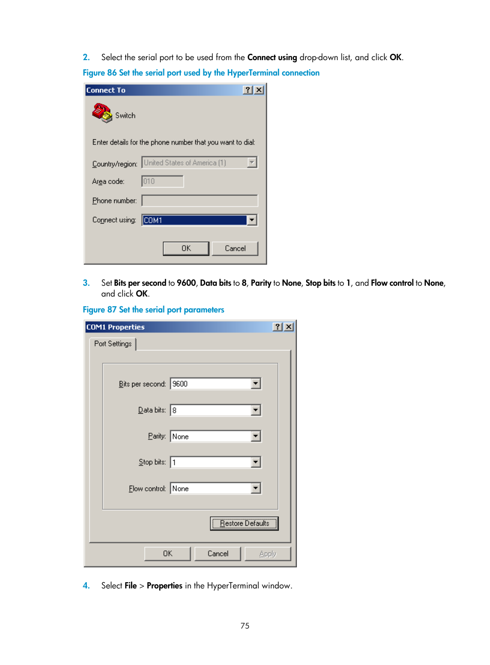 H3C Technologies H3C S5800 Series Switches User Manual | Page 85 / 103