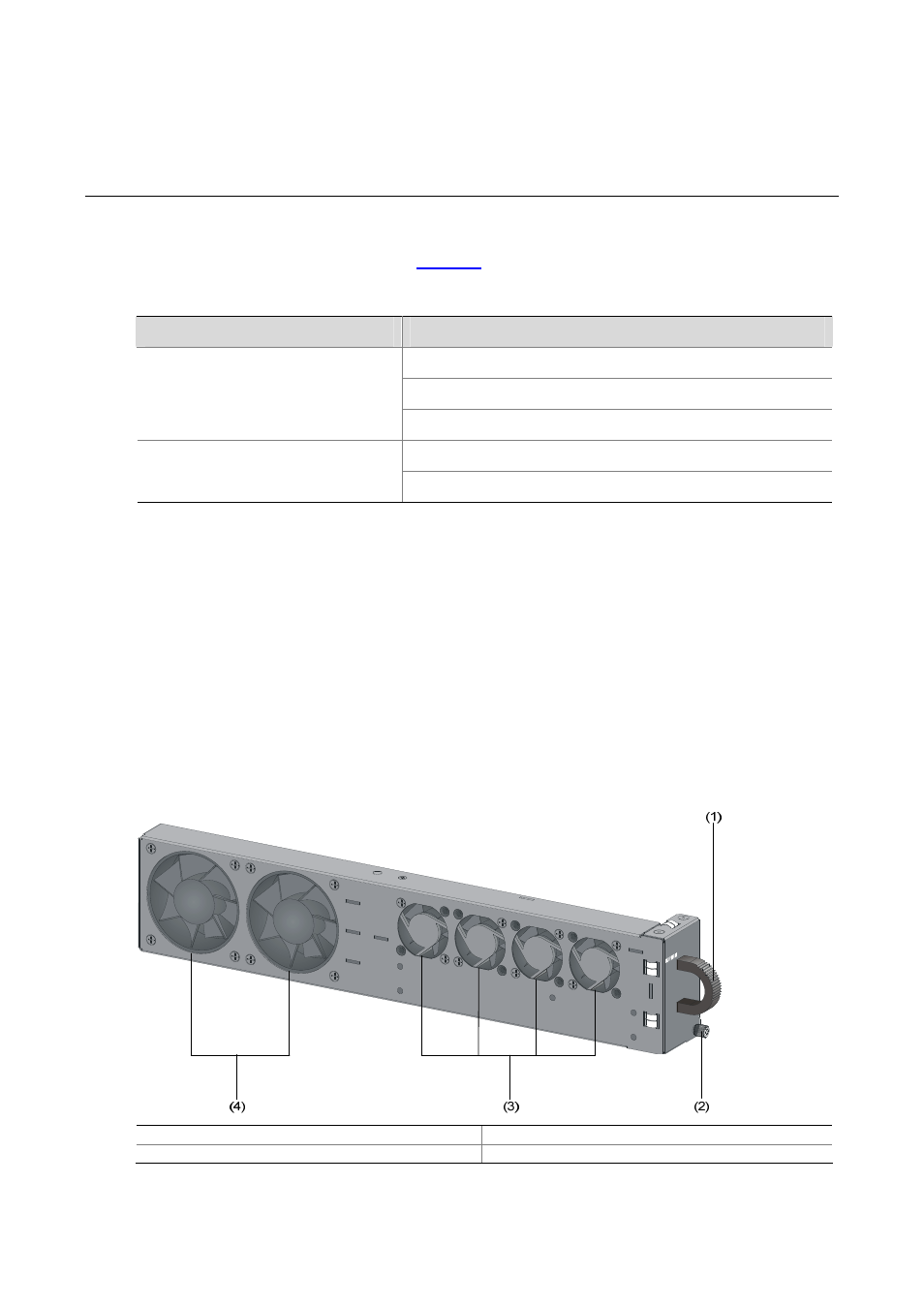 1 fan tray overview, Lsw1fan overview and specifications, Introduction to lsw1fan | Fan tray overview | H3C Technologies H3C S5800 Series Switches User Manual | Page 6 / 14