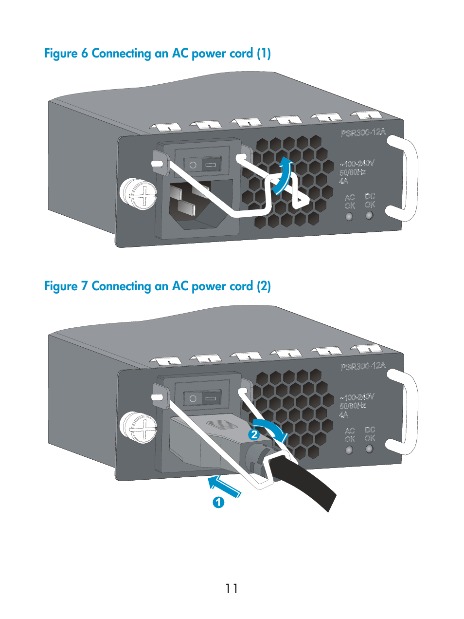 Figure 6, Figure 7 | H3C Technologies H3C S5800 Series Switches User Manual | Page 15 / 16