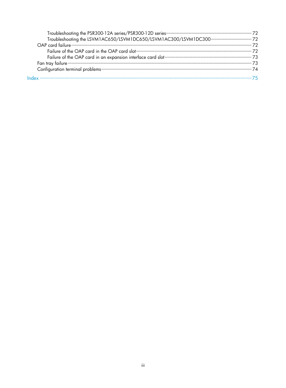 H3C Technologies H3C S5820X Series Switches User Manual | Page 10 / 85