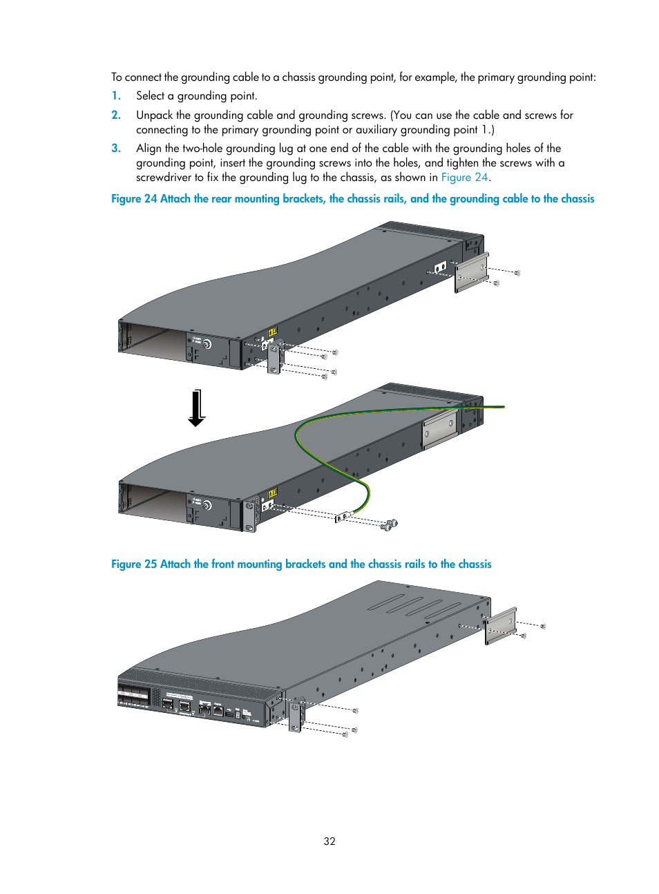 Figure 24, Figure 25 | H3C Technologies H3C S5820X Series Switches User Manual | Page 42 / 85