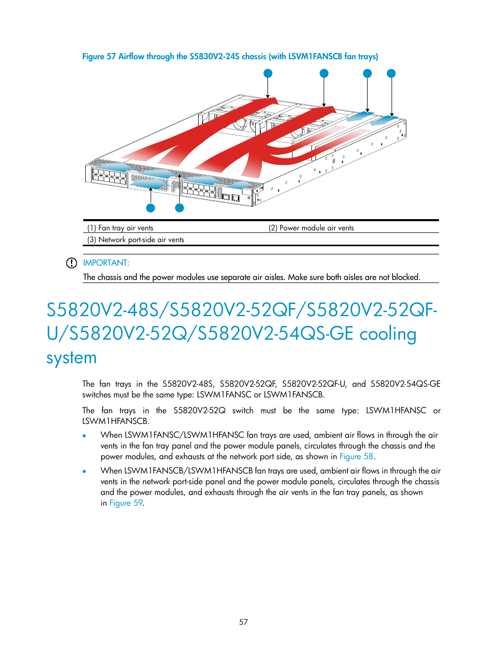 H3C Technologies H3C S5820V2 Series Switches User Manual | Page 65 / 67