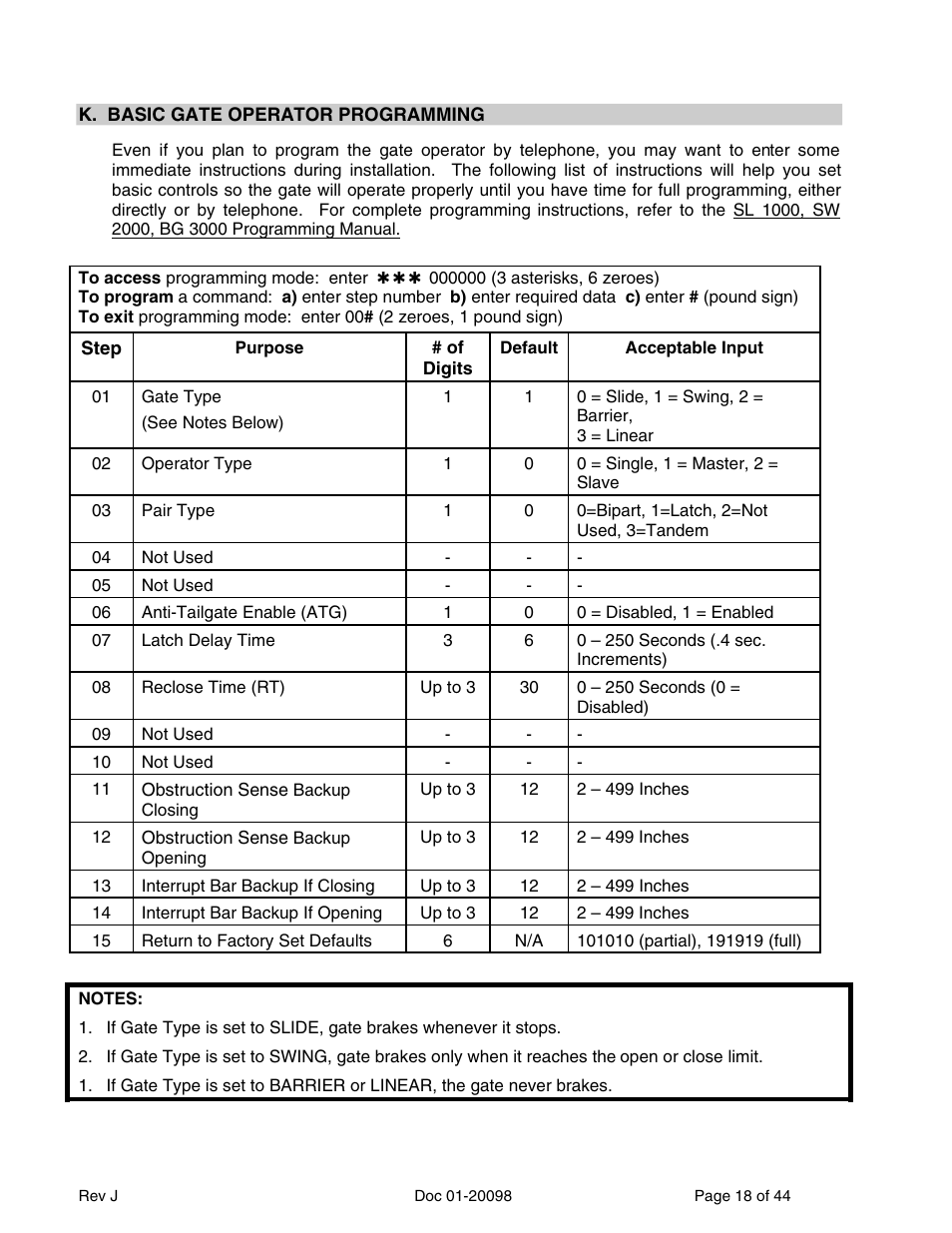 Chamberlain SL 1000-X3 User Manual | Page 18 / 44