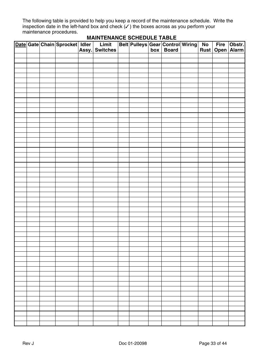 Chamberlain SL 1000-X3 User Manual | Page 33 / 44