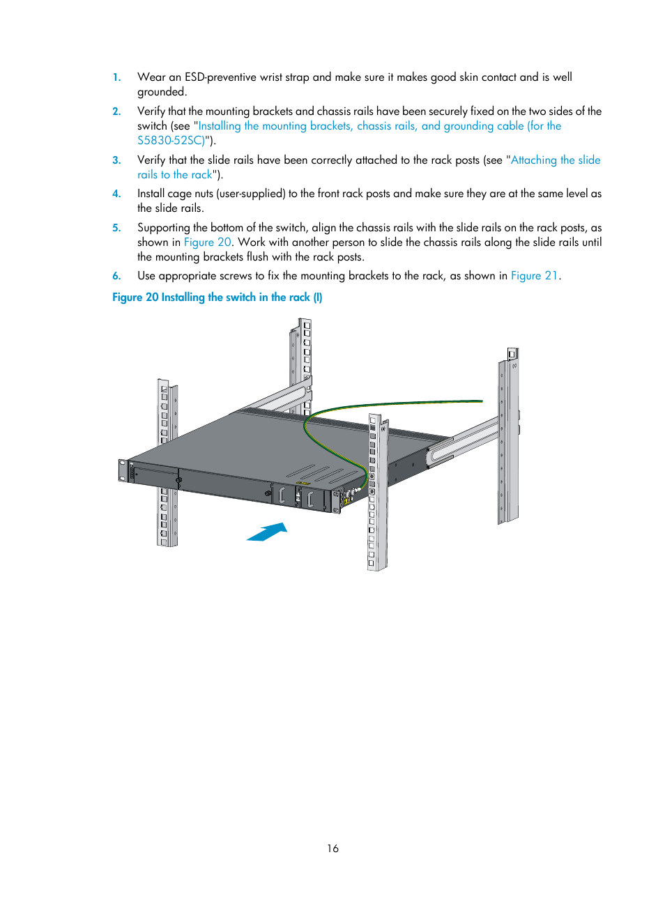 H3C Technologies H3C S5830 Series Switches User Manual | Page 22 / 65