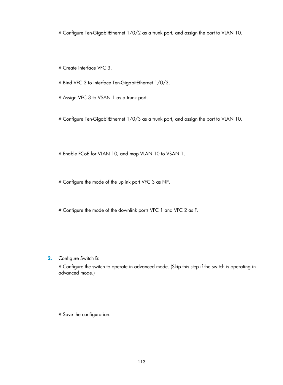 H3C Technologies H3C S5830V2 Series Switches User Manual | Page 124 / 235