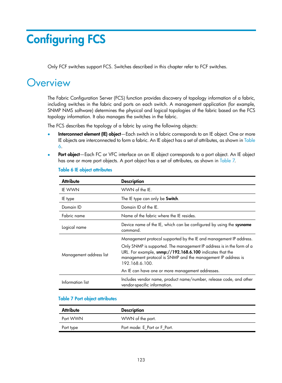 Configuring fcs, Overview | H3C Technologies H3C S5830V2 Series Switches User Manual | Page 134 / 235