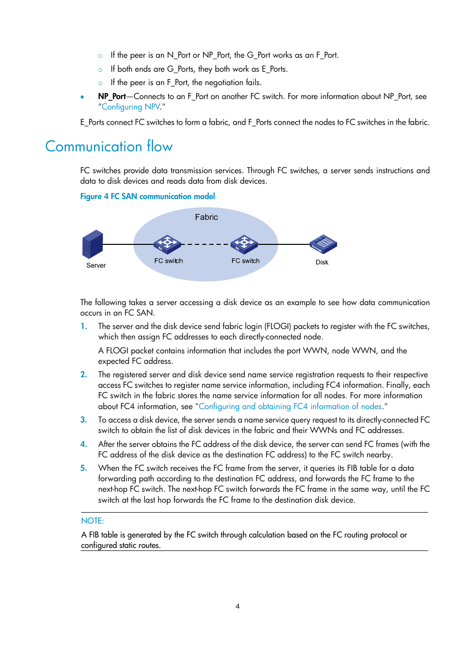 Communication flow | H3C Technologies H3C S5830V2 Series Switches User Manual | Page 15 / 235