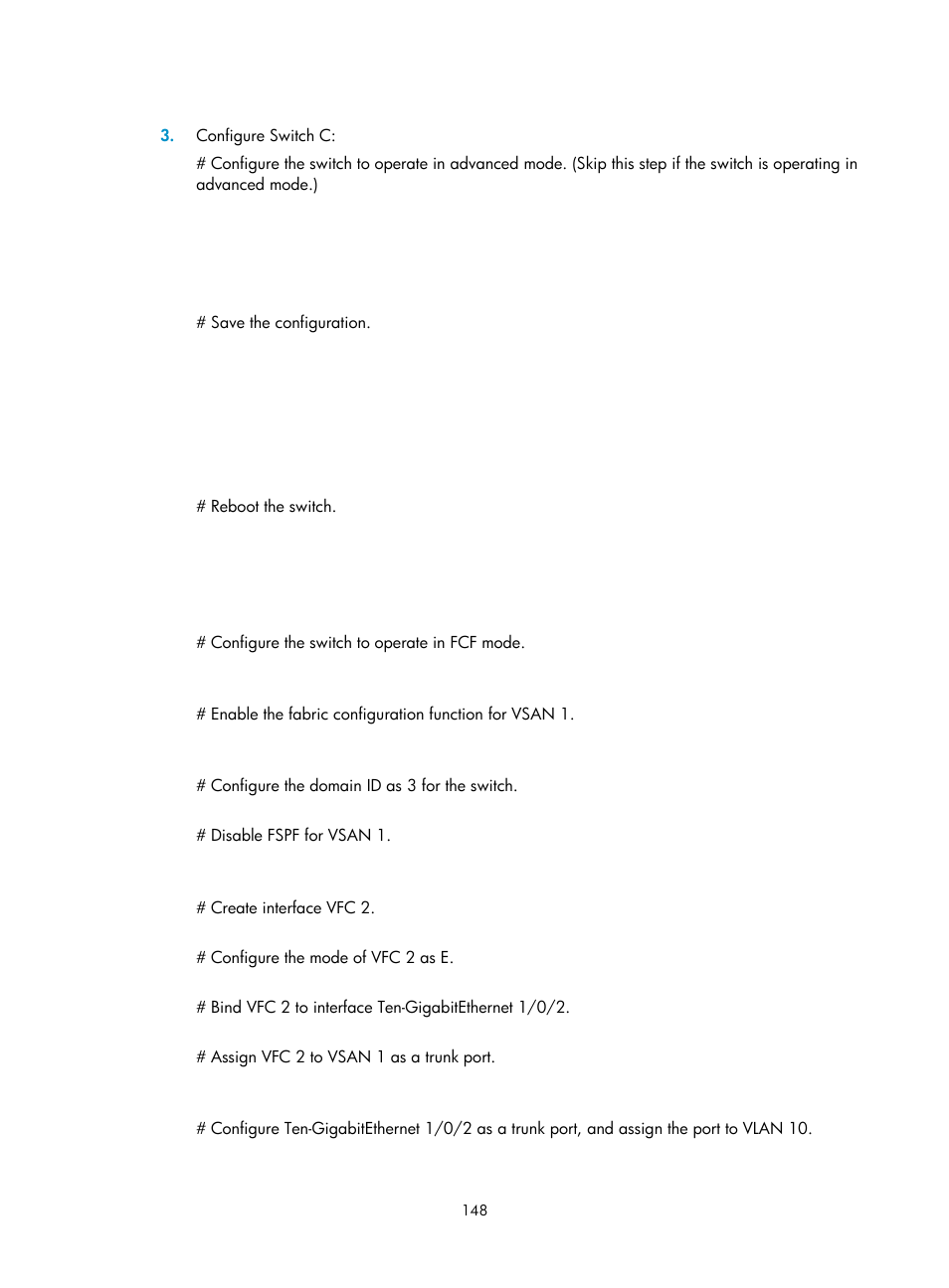 H3C Technologies H3C S5830V2 Series Switches User Manual | Page 159 / 235