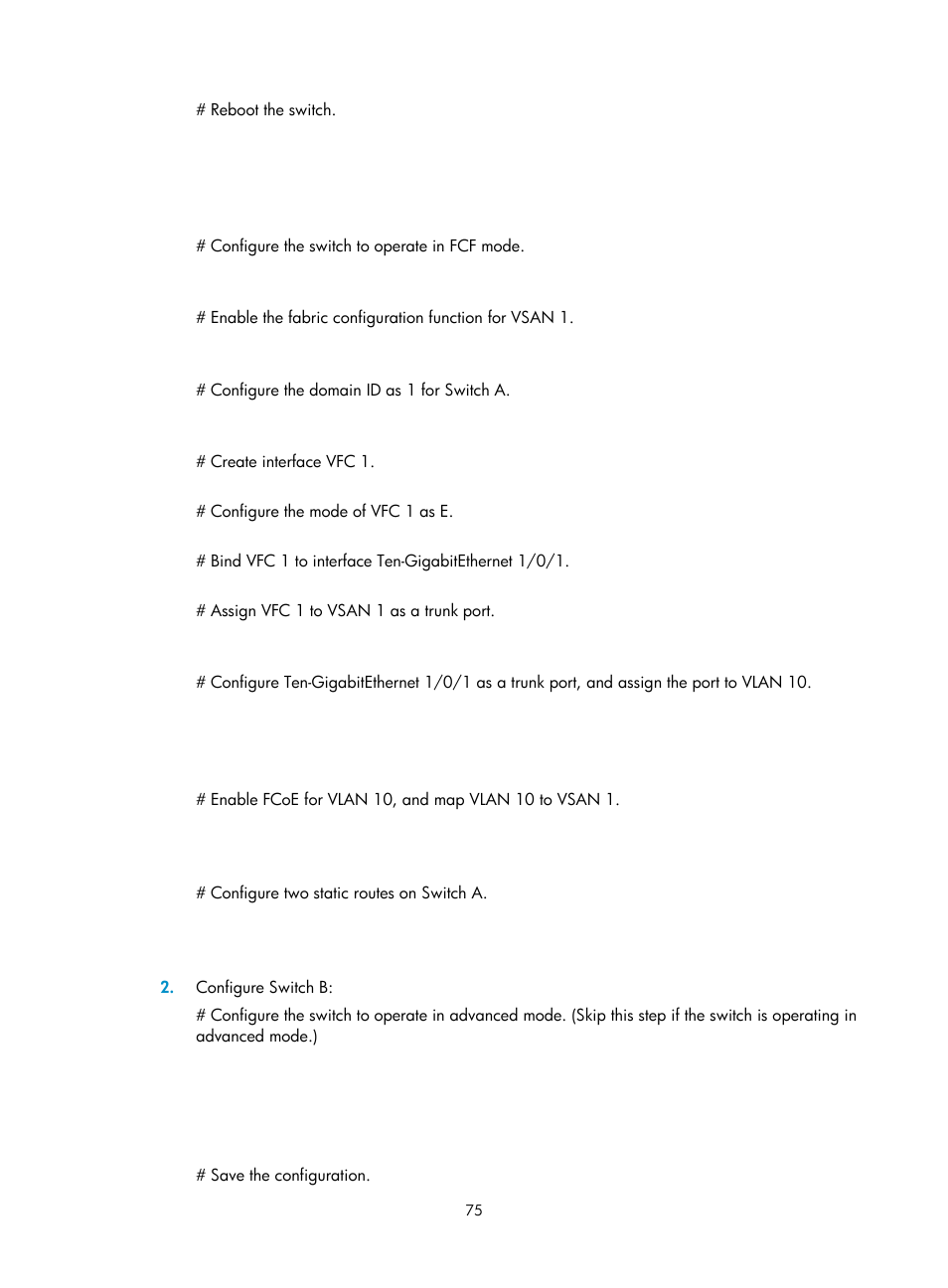 H3C Technologies H3C S5830V2 Series Switches User Manual | Page 86 / 235