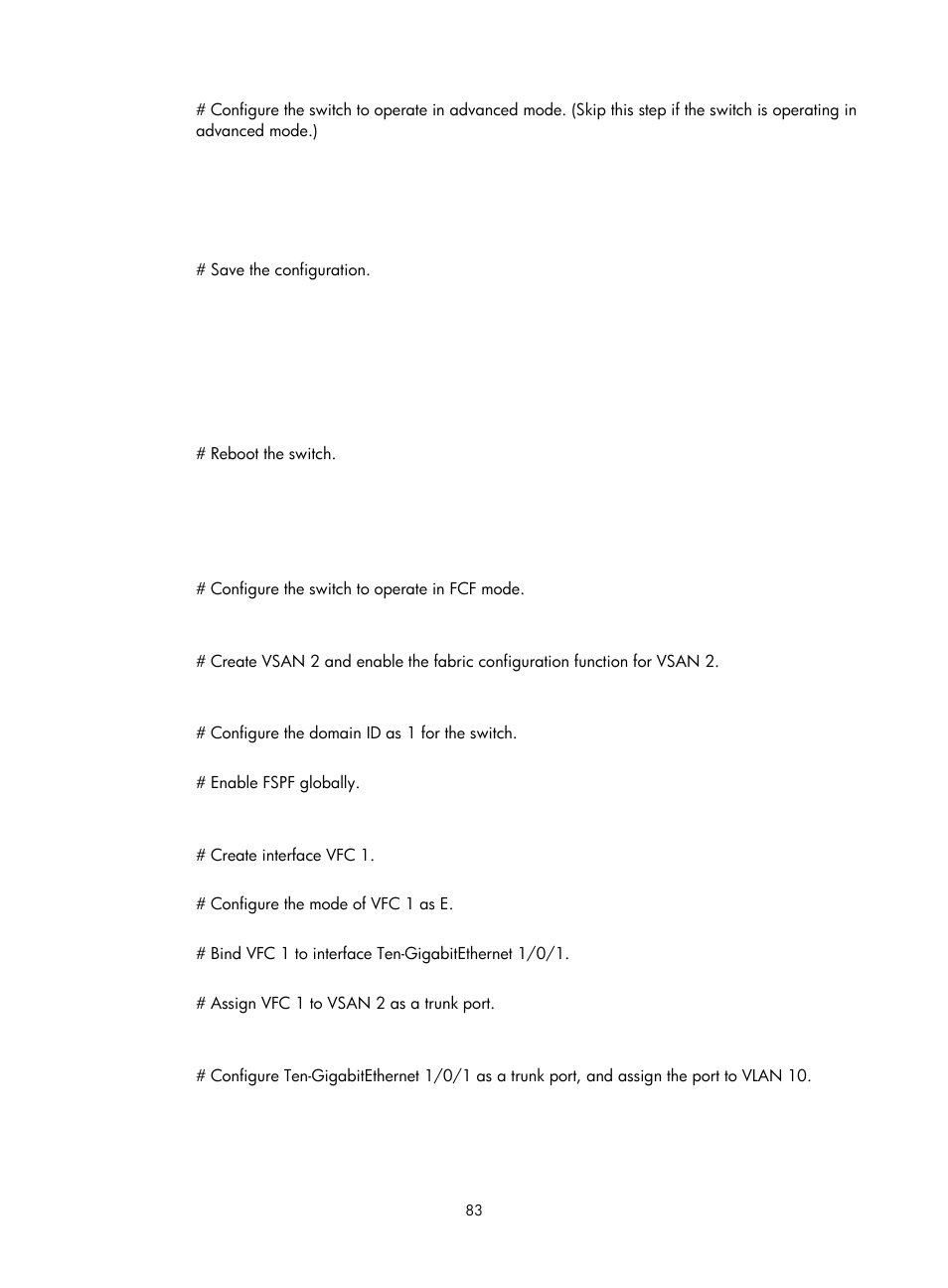 H3C Technologies H3C S5830V2 Series Switches User Manual | Page 94 / 235