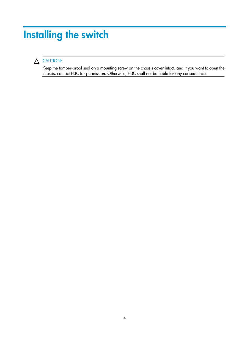 Installing the switch, Laser safety, Installation tools | H3C Technologies H3C S5560 Series Switches User Manual | Page 13 / 101