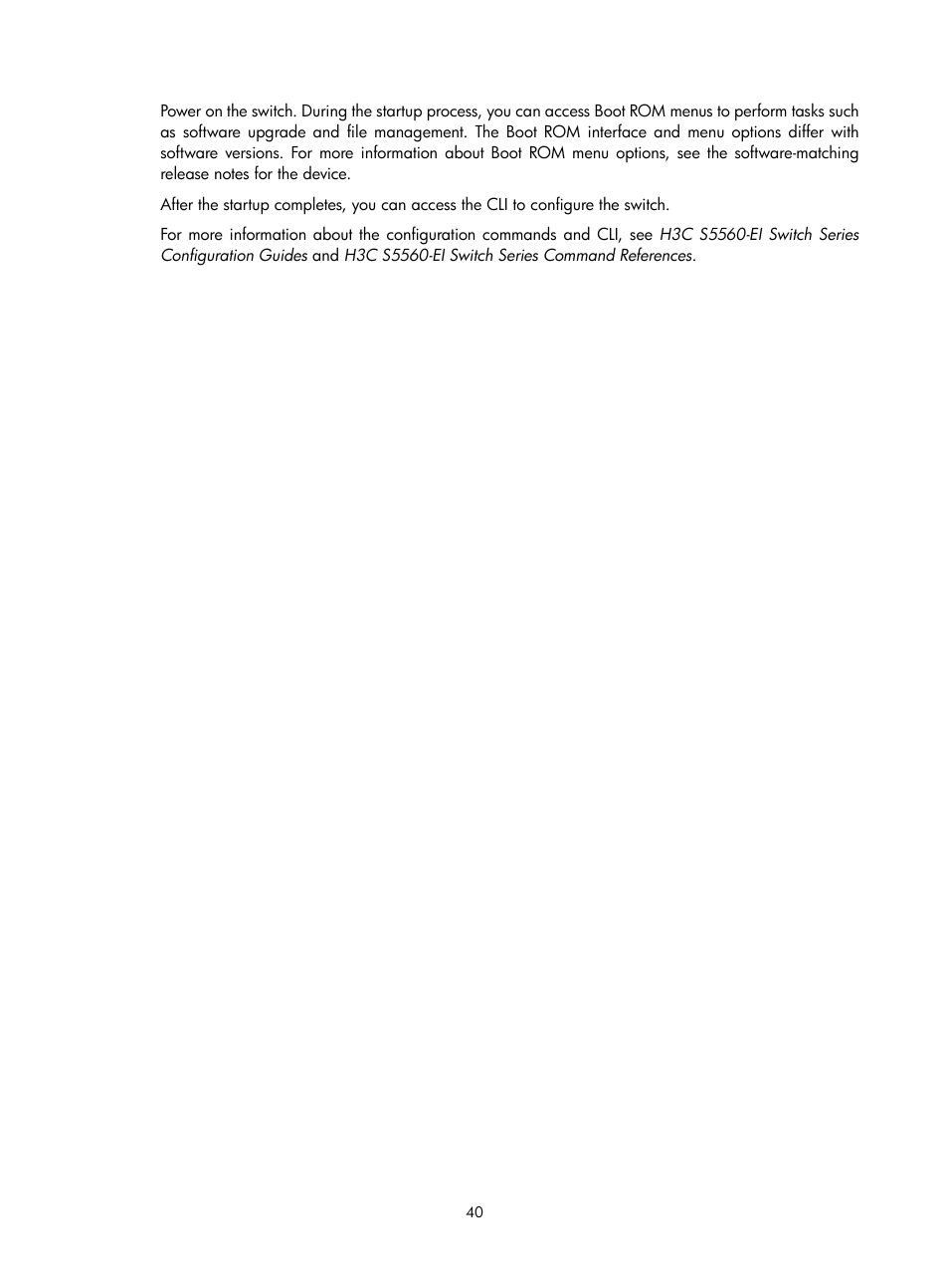 H3C Technologies H3C S5560 Series Switches User Manual | Page 49 / 101