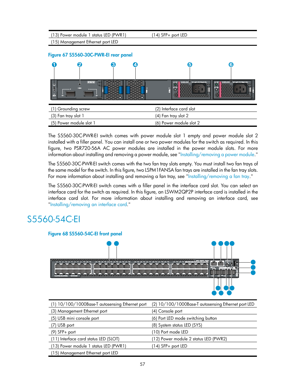 S5560-54c-ei | H3C Technologies H3C S5560 Series Switches User Manual | Page 66 / 101