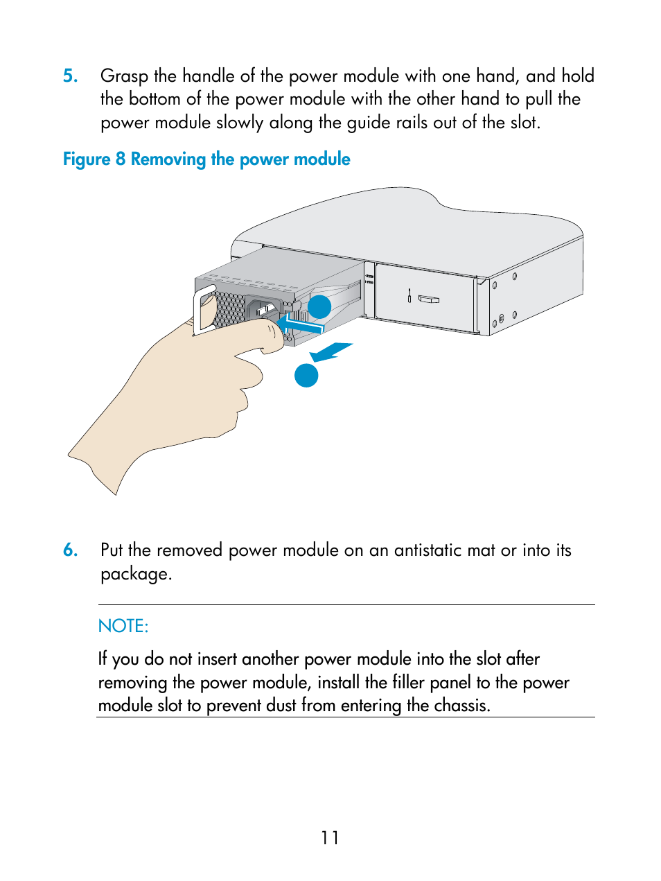 Figure 8, Pres | H3C Technologies H3C S5560 Series Switches User Manual | Page 16 / 16