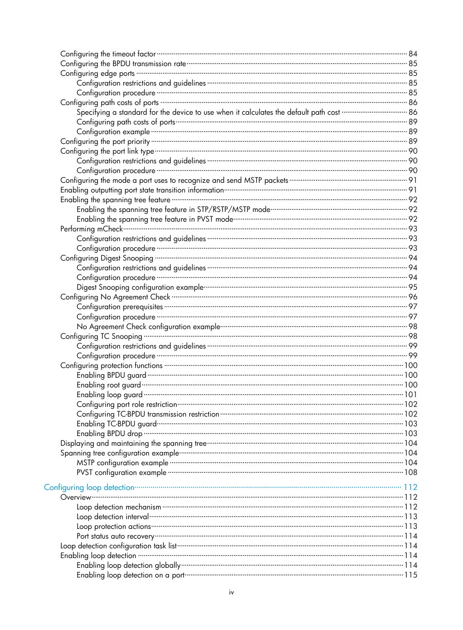 H3C Technologies H3C S5560 Series Switches User Manual | Page 10 / 321