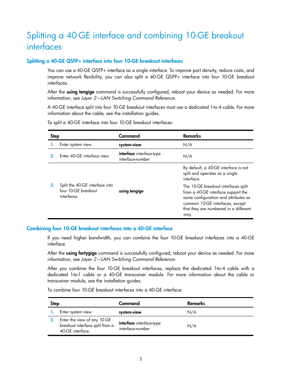 H3C Technologies H3C S5560 Series Switches User Manual | Page 17 / 321