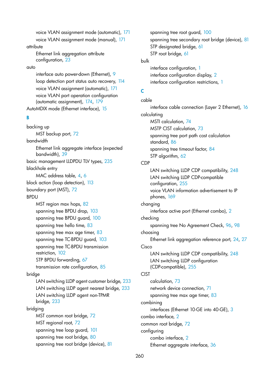 H3C Technologies H3C S5560 Series Switches User Manual | Page 294 / 321