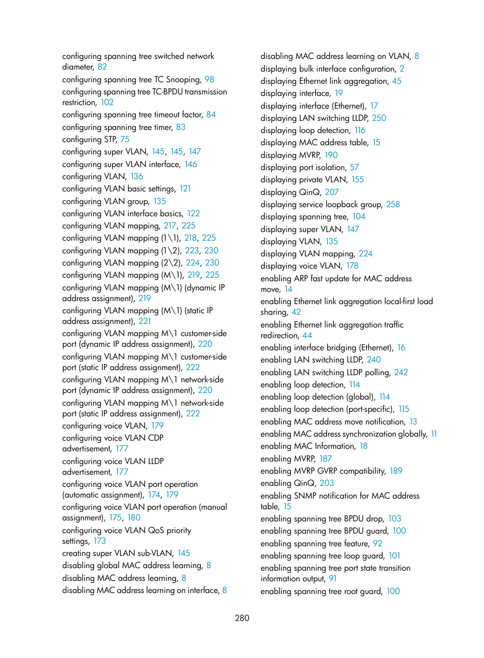 H3C Technologies H3C S5560 Series Switches User Manual | Page 314 / 321