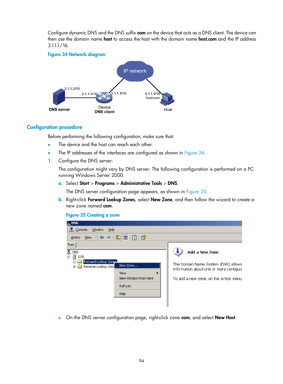 Configuration procedure, N in, Figure 34 | The de | H3C Technologies H3C S5560 Series Switches User Manual | Page 109 / 291