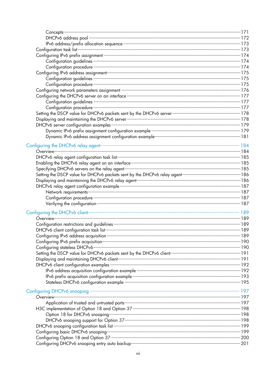 H3C Technologies H3C S5560 Series Switches User Manual | Page 13 / 291