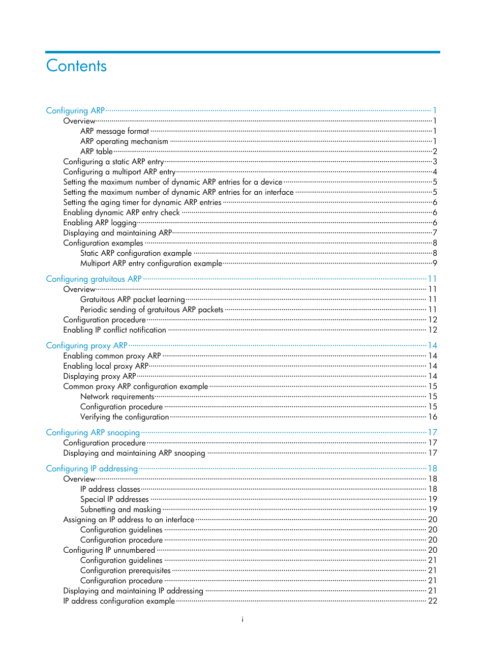 H3C Technologies H3C S5560 Series Switches User Manual | Page 7 / 291