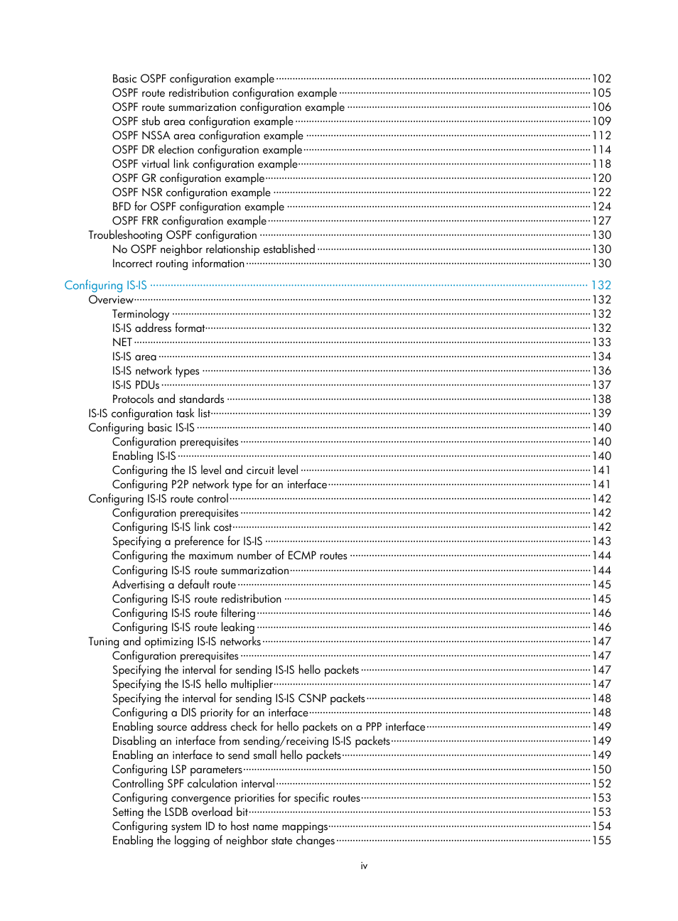 H3C Technologies H3C S5560 Series Switches User Manual | Page 10 / 510