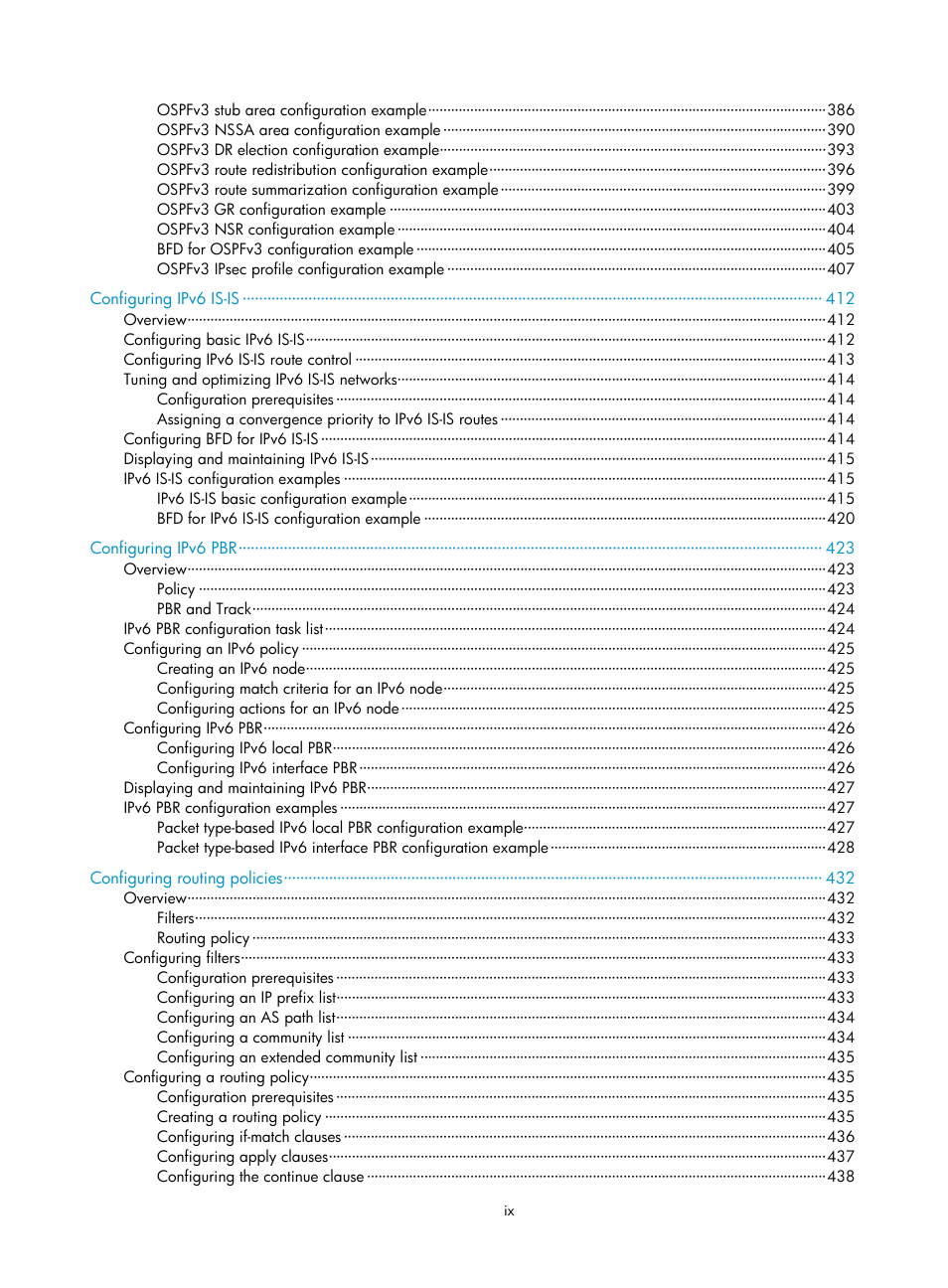H3C Technologies H3C S5560 Series Switches User Manual | Page 15 / 510